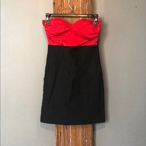 Black and red dress